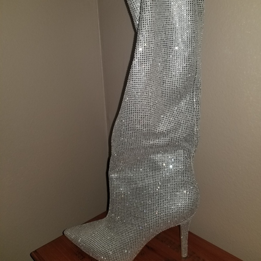 Aldo Claria rhinestone boots